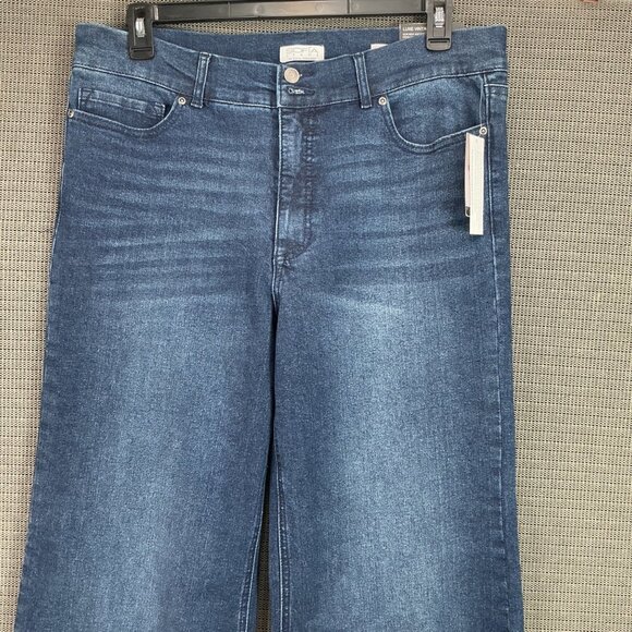 Sofia Jeans Margo Womens Size 16 Blue Luxe Vintage Wide Leg Denim Jeans - Picture 6 of 12